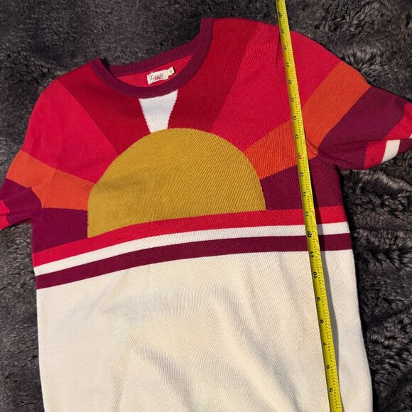 NWOT Faherty Sunray horizon sweater merino wool - Picture 7 of 8